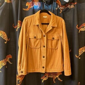 LL Bean Signature Tan Utility Jacket, size small